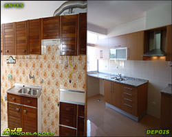 Cozinha - Antes e Depois